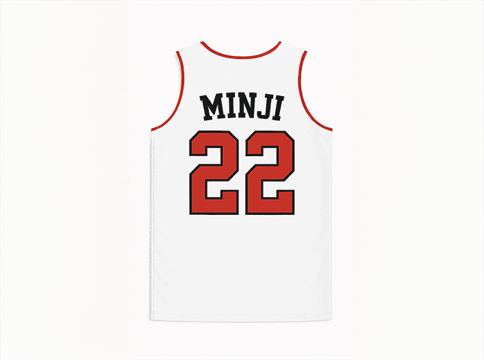 [NewJeans] White Sleeveless Jersey (unisex)