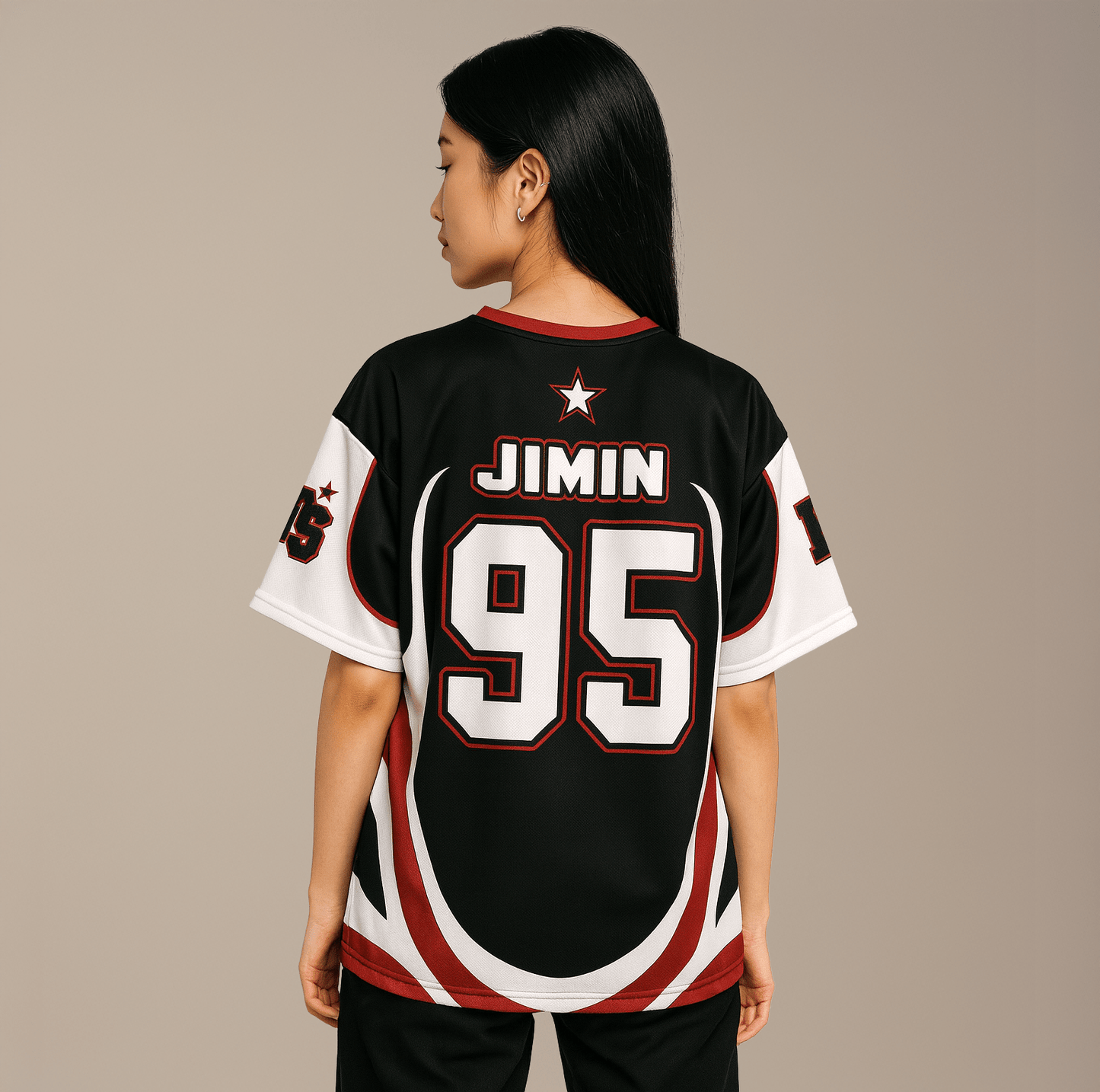 [BTS] Crewneck Jersey (red)