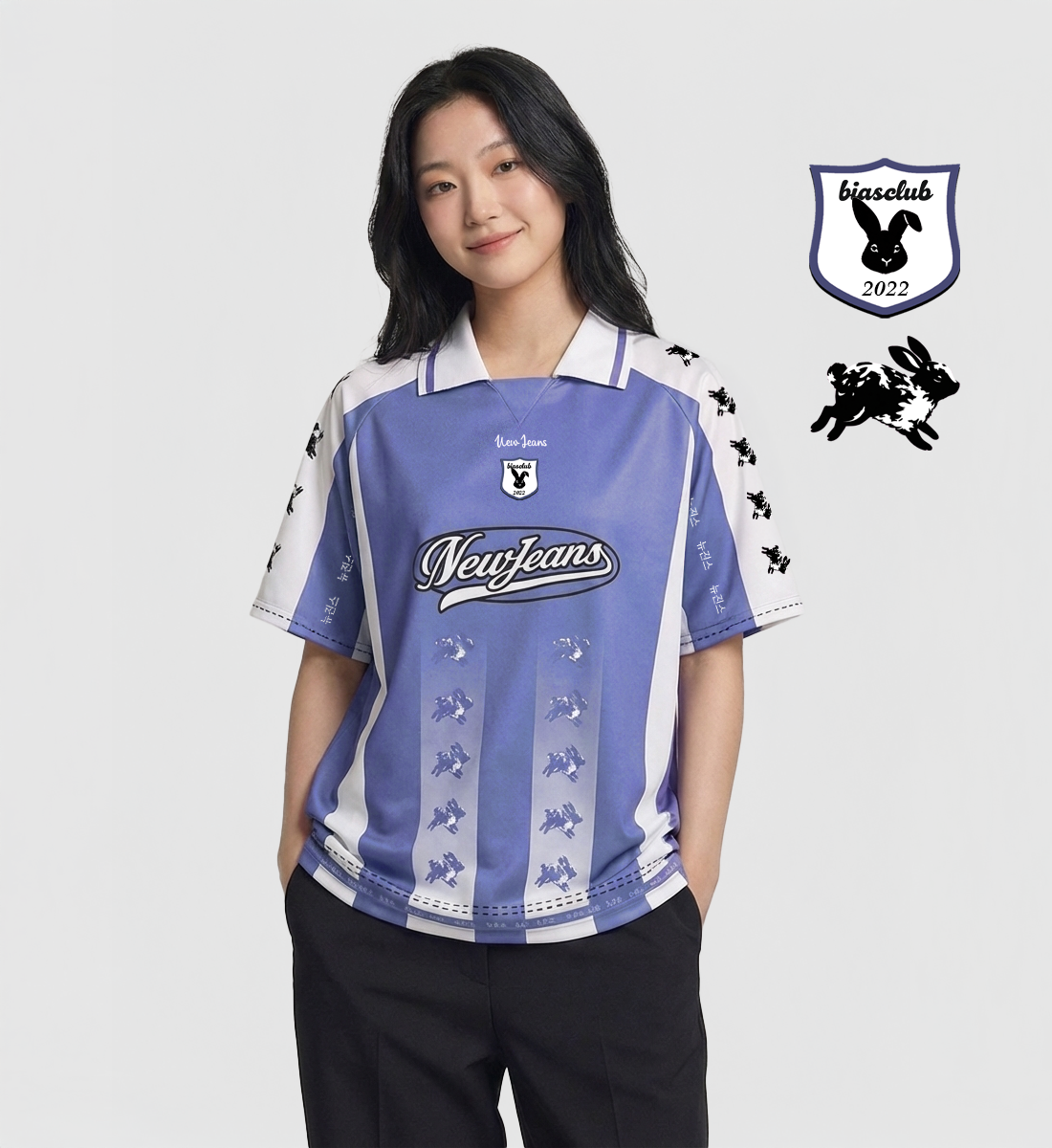 [NewJeans] Bunnies Polo Jersey (Unisex)