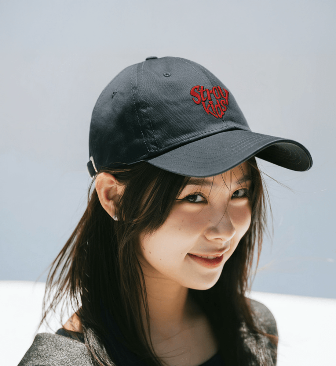 [Stray Kids] Heart Embroidery Cap