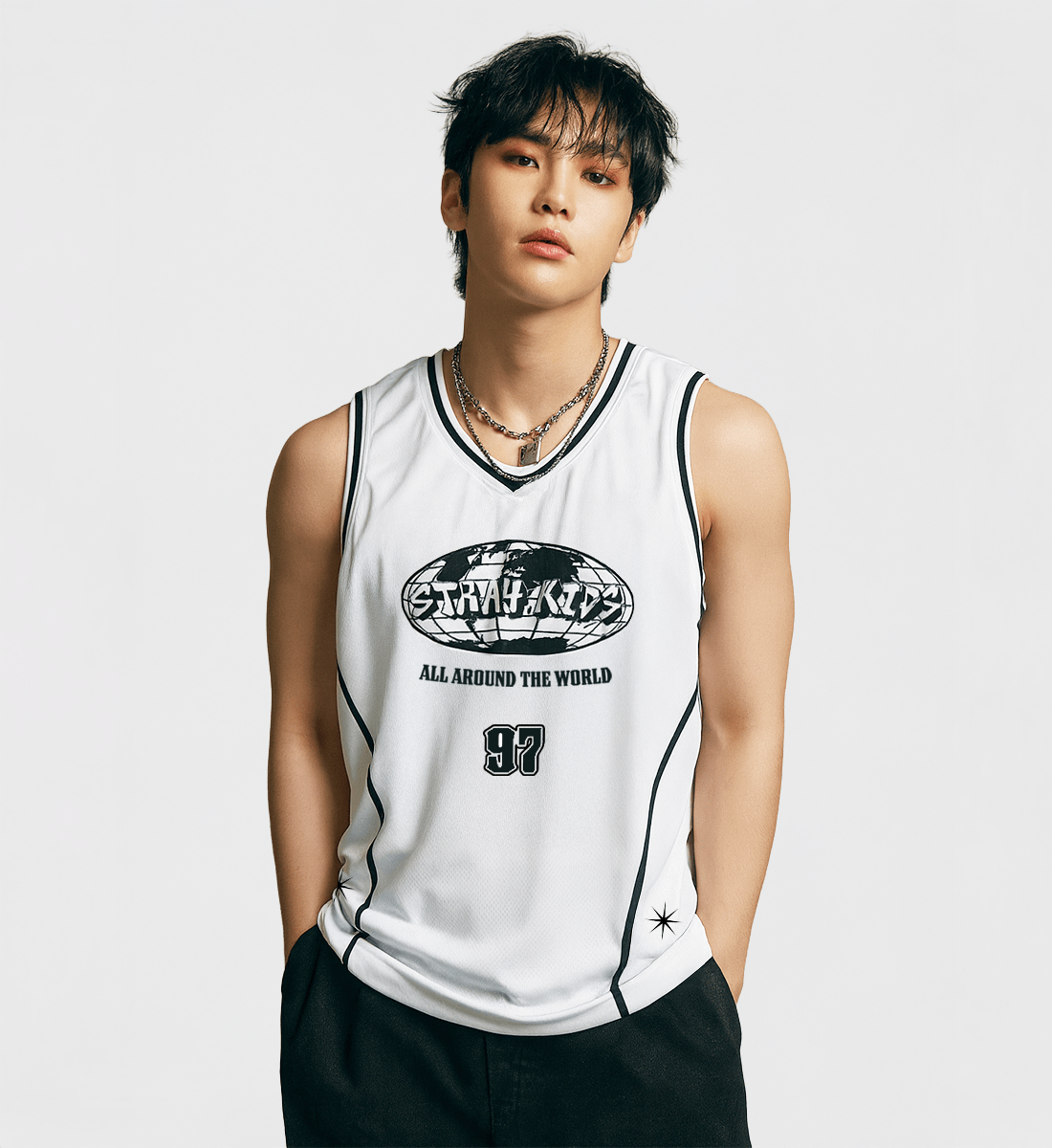 [Stray Kids] All Around The World Sleeveless Jersey
