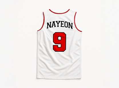 [TWICE] White Sleeveless Jersey (unisex)