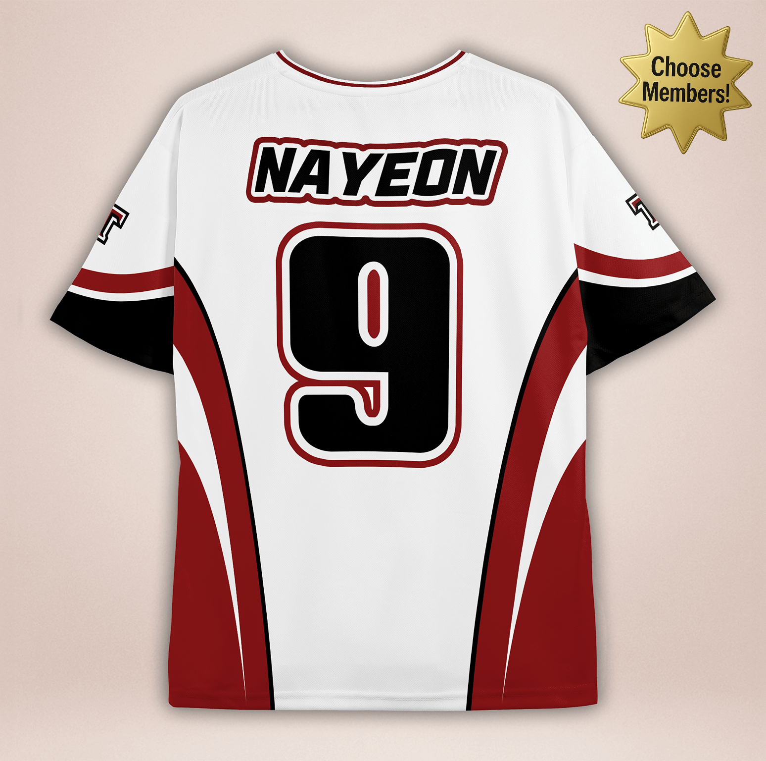 [TWICE] Crewneck Jersey (Dark Red)