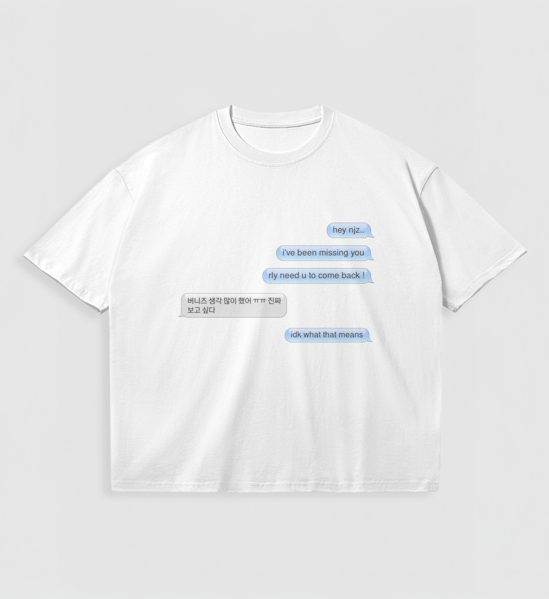 [NEWJEANS] "I miss you" Shirt