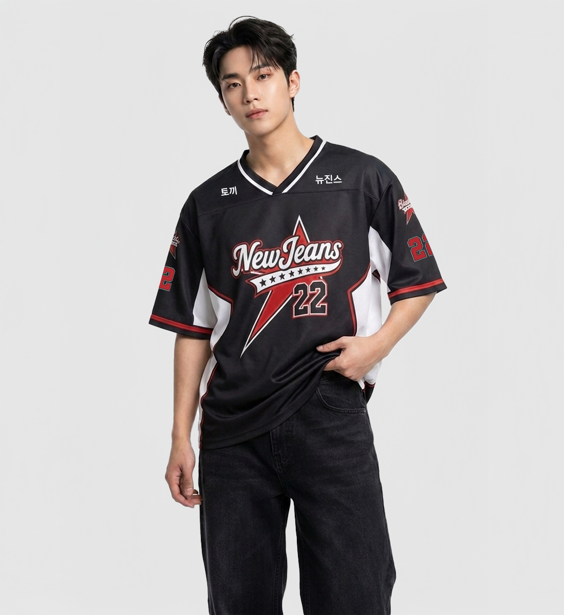 [NewJeans] Star V-Neck (Unisex)