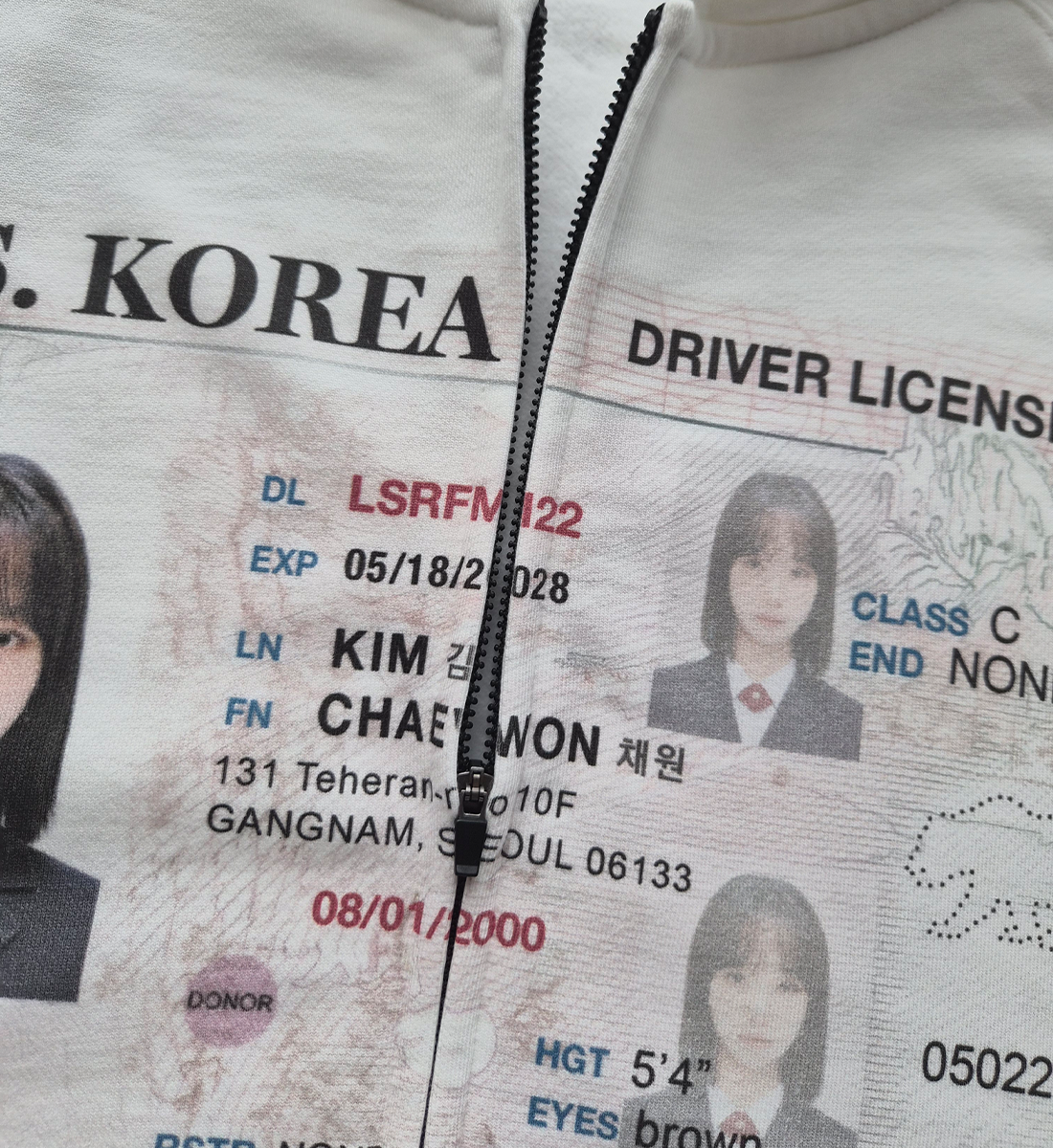 [LE SSERAFIM] Driver's License Zip-Up