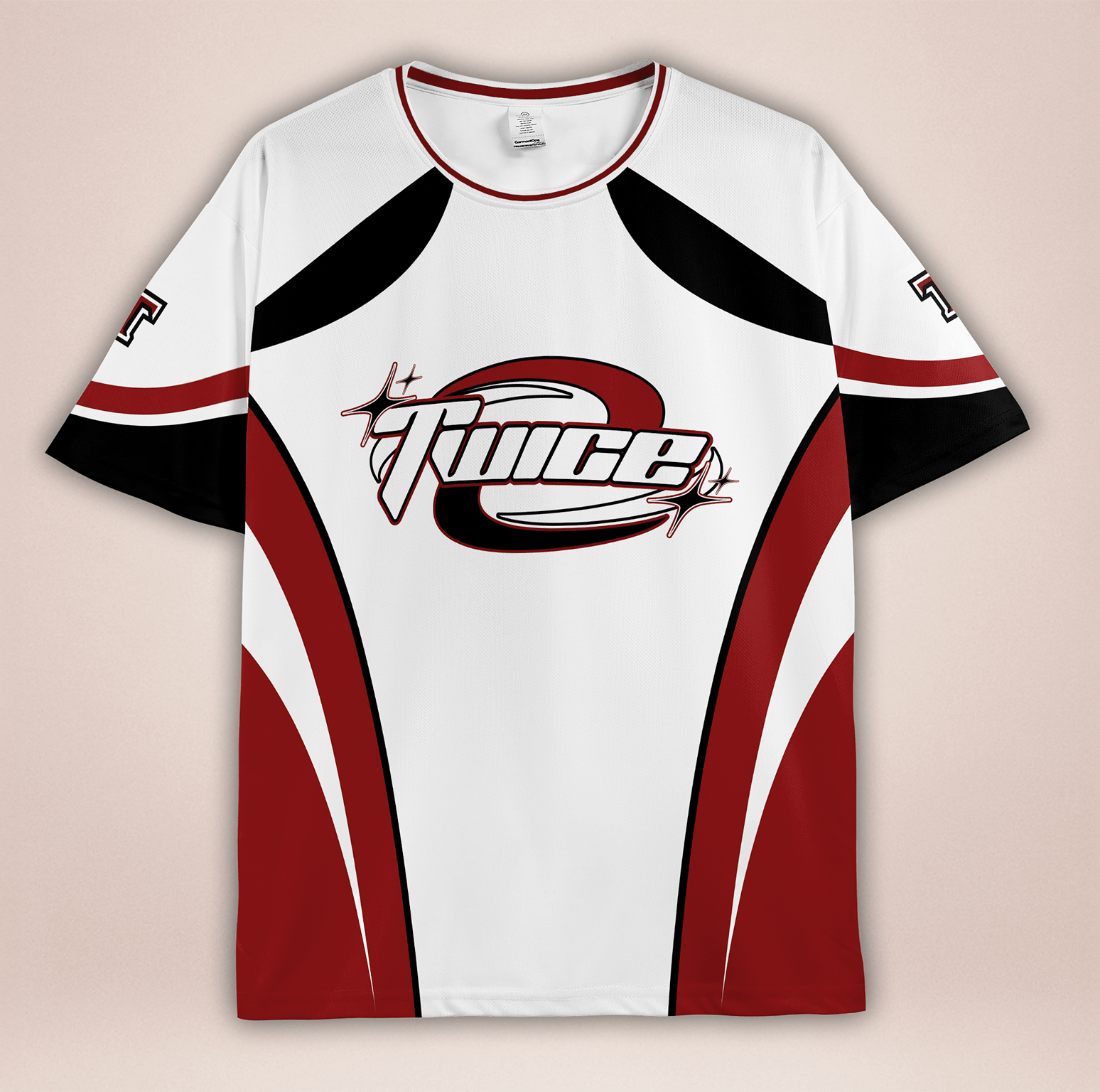 [TWICE] Crewneck Jersey (Dark Red)