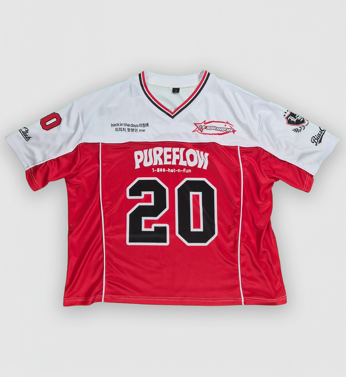 [LE SSERAFIM] Pureflow Jersey Red (Unisex)
