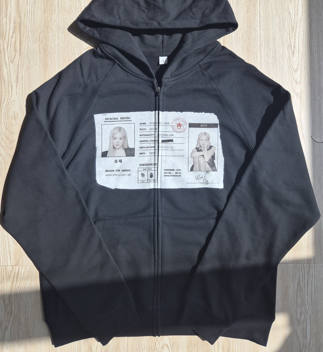 [BLACKPINK] Criminal Record Zip Jacket