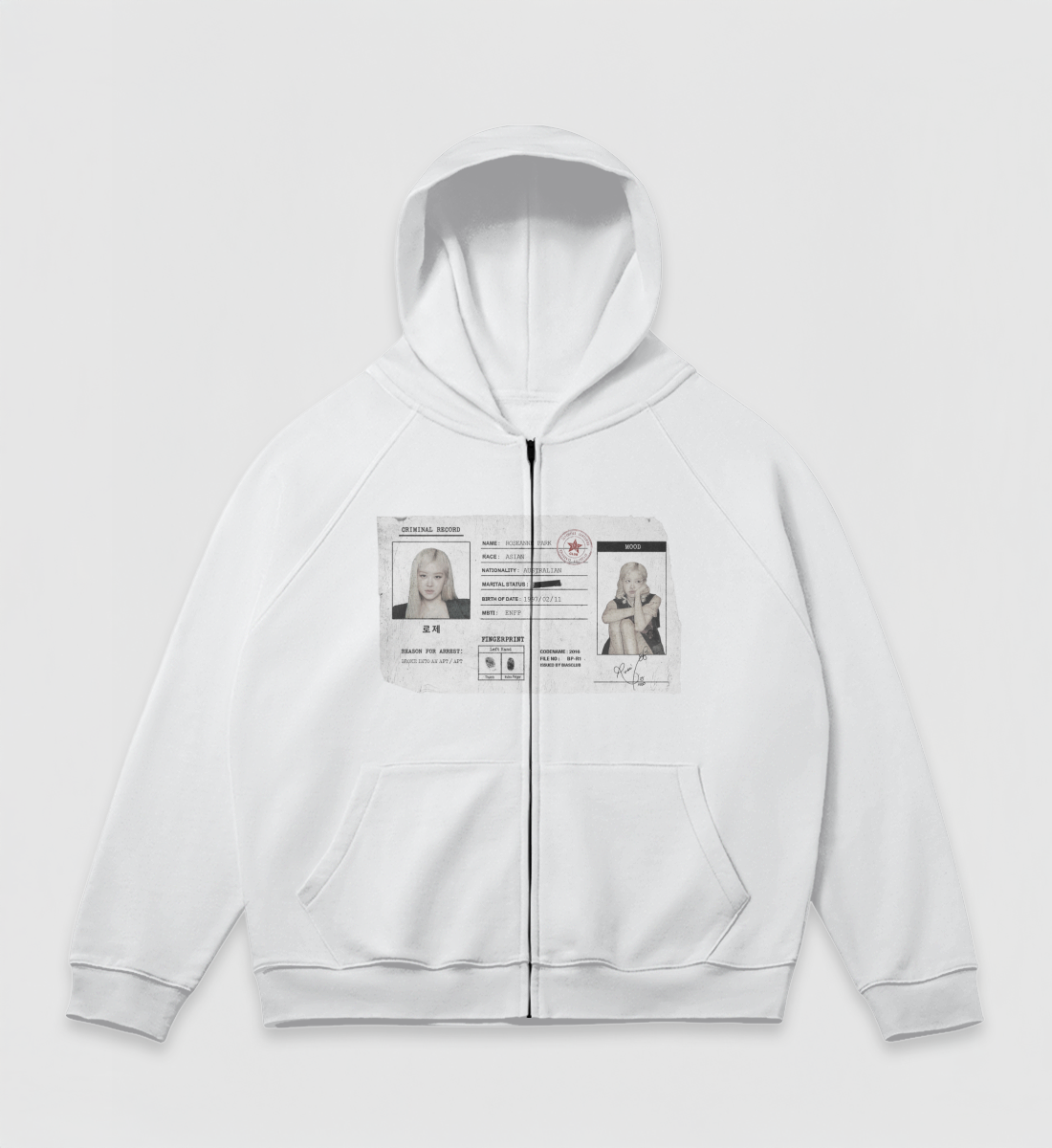 [BLACKPINK] Criminal Record Zip Jacket