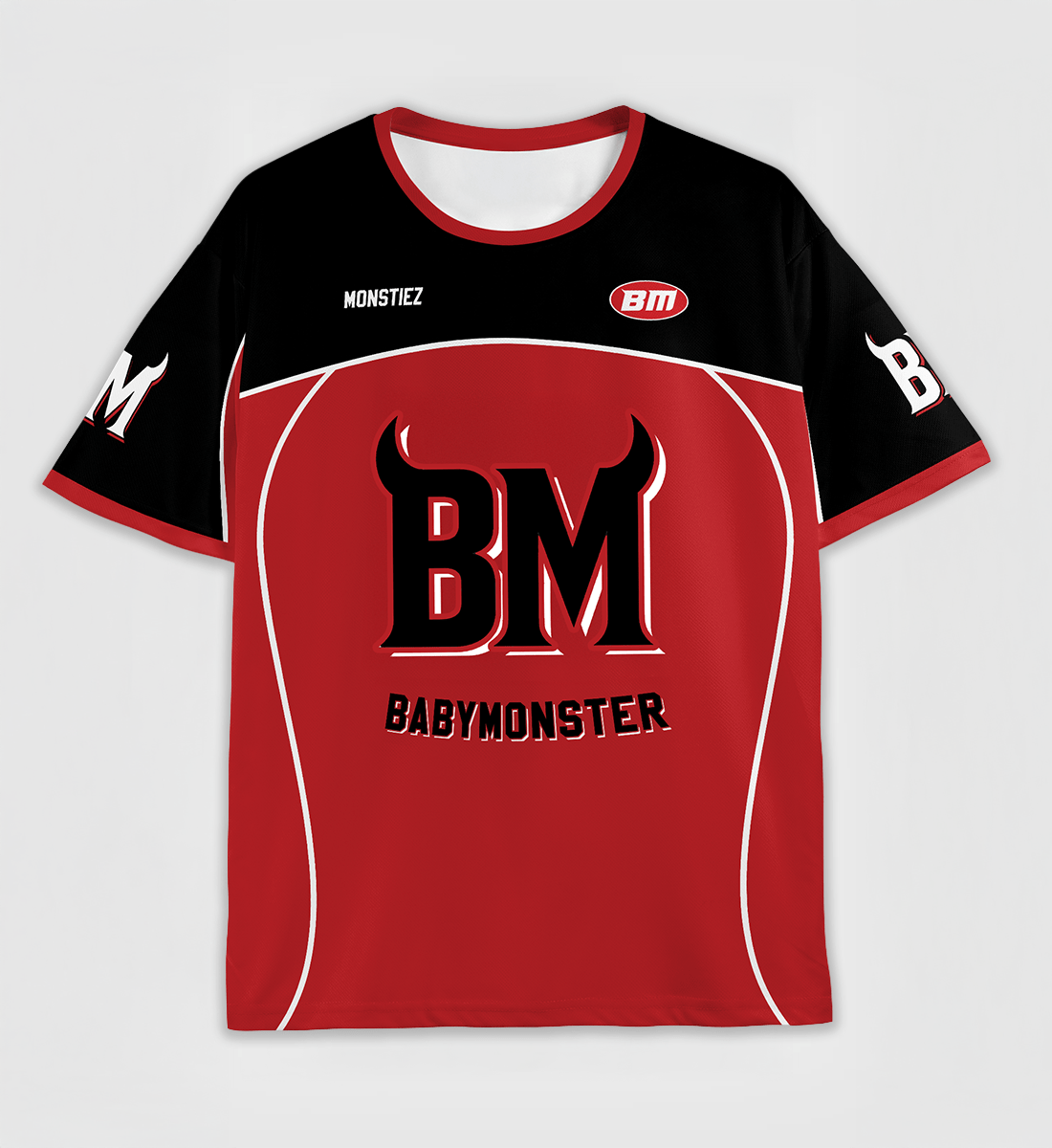 [BABYMONSTER] Crewneck Jersey (red version)