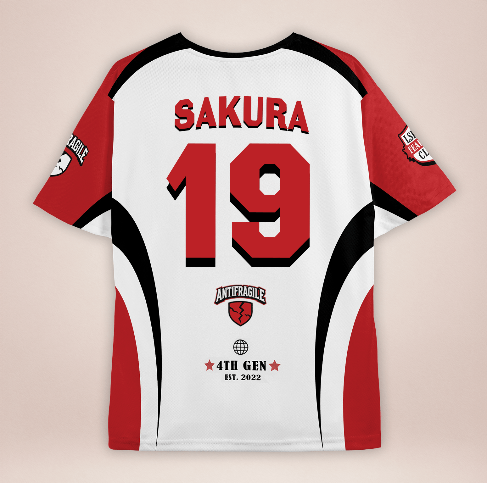 [LE SSERAFIM] Fearnot Club Jersey (red)