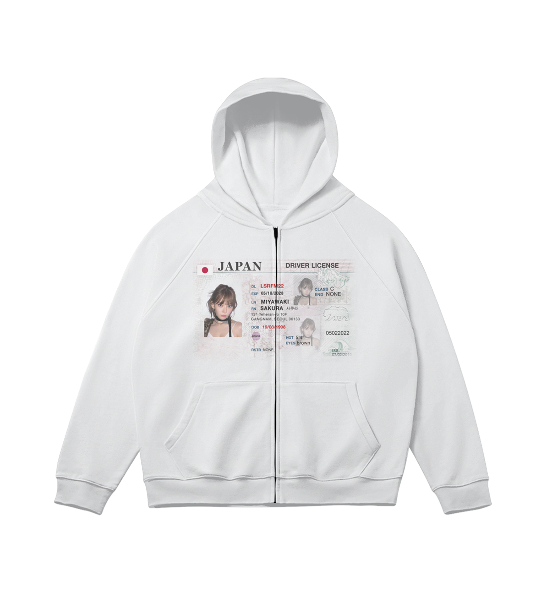 [LE SSERAFIM] Driver's License Zip-Up