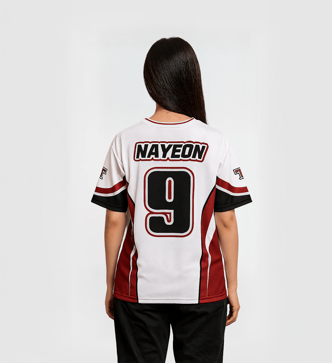 [TWICE] Crewneck Jersey (Dark Red)