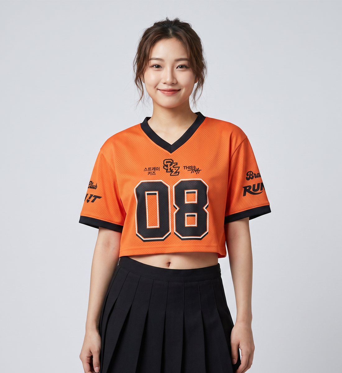 [Stray Kids] Run It Crop Jersey