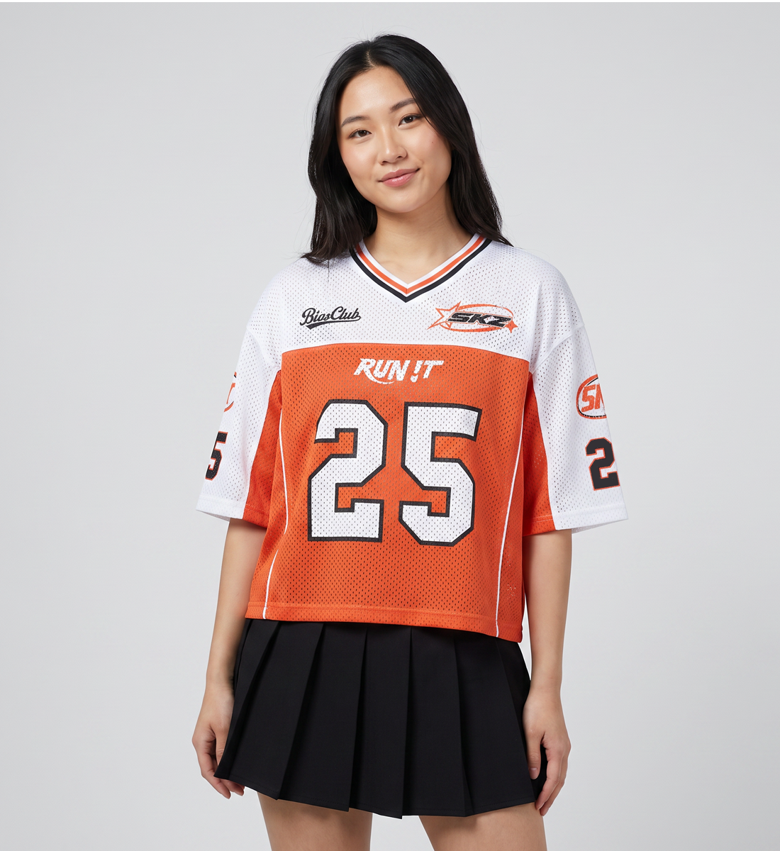 [Stray Kids] Run It Boxy Mesh Jersey (Unisex)