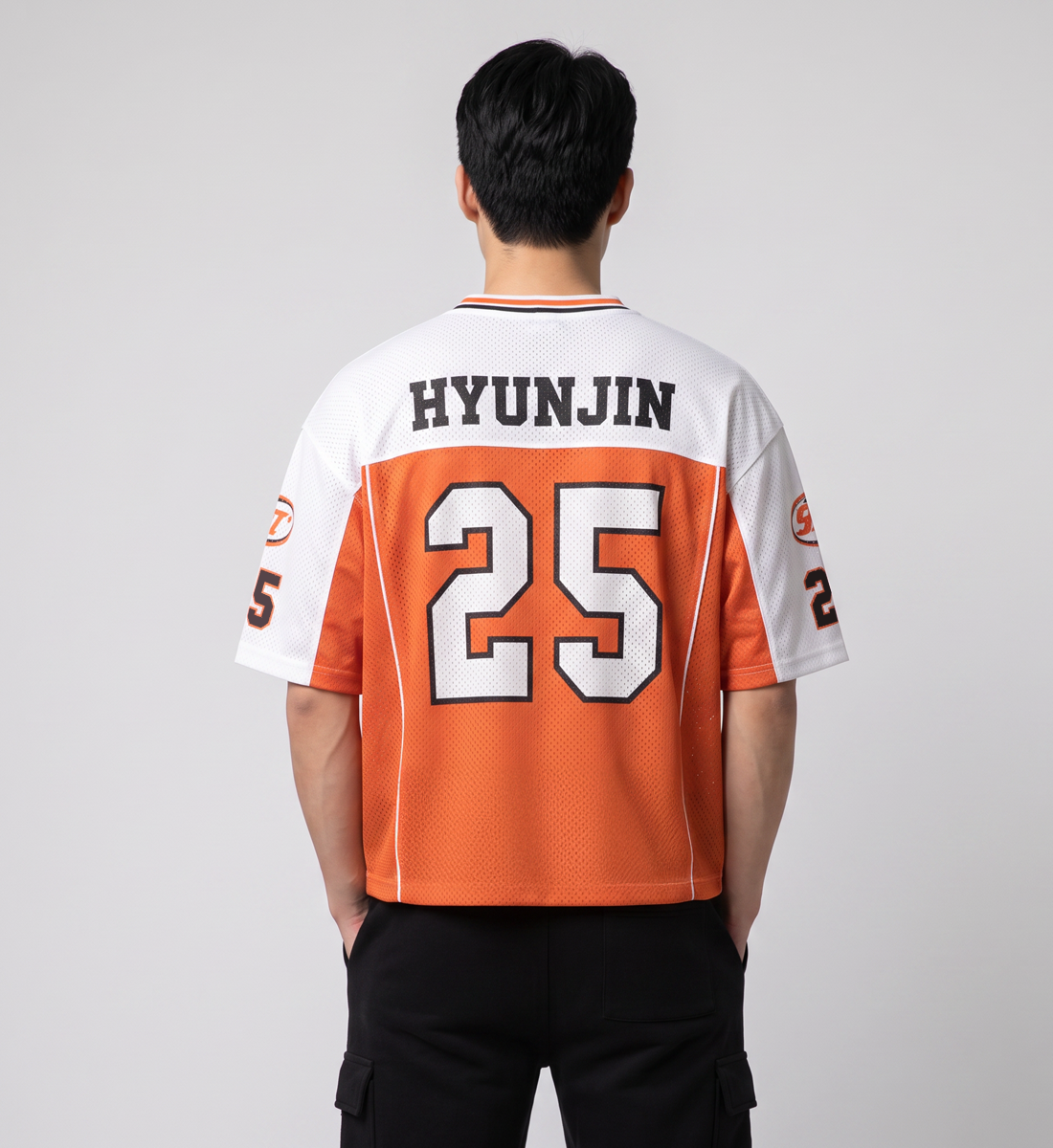 [Stray Kids] Run It Boxy Mesh Jersey (Unisex)