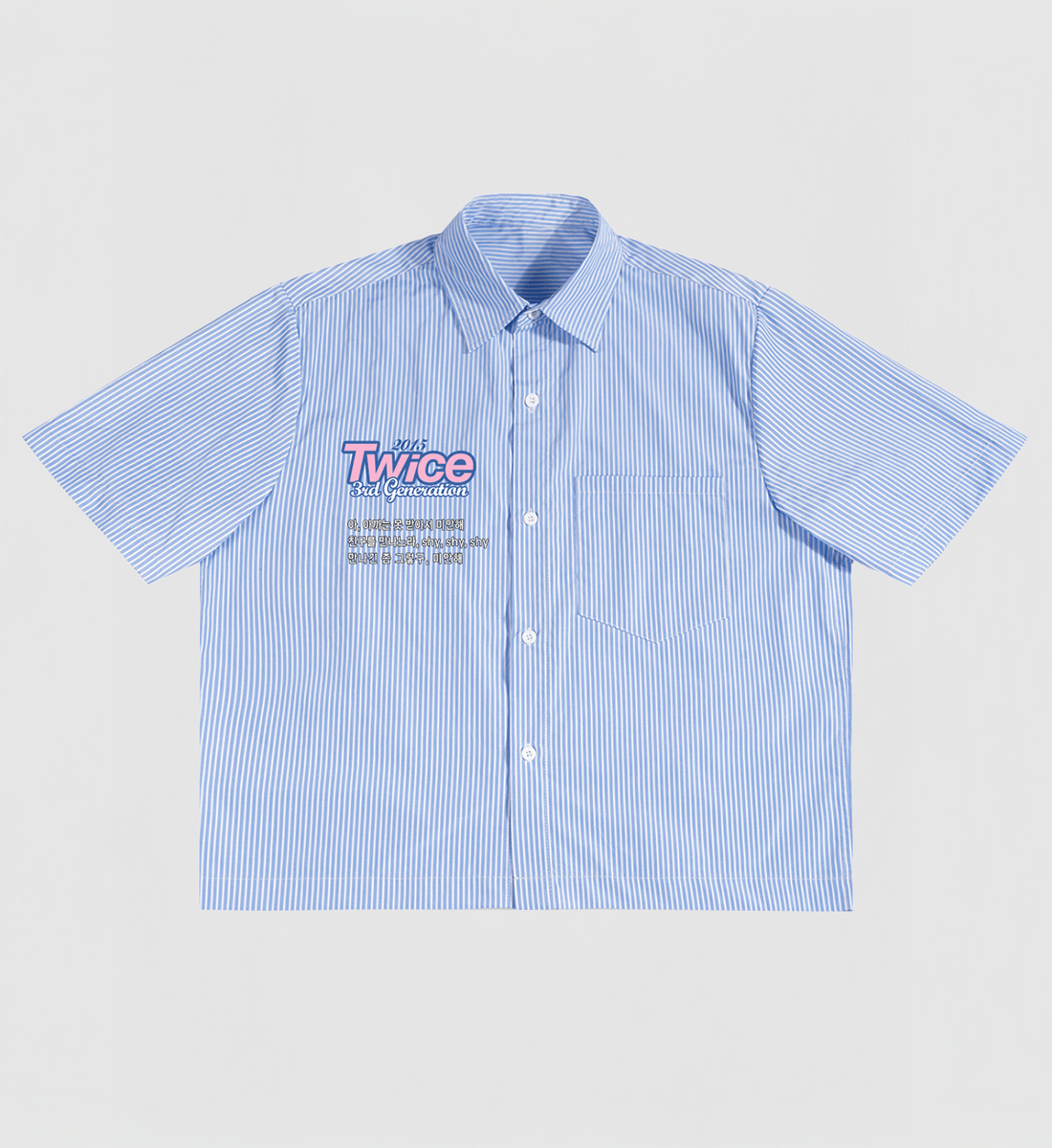 [TWICE] Buttoned Polo Shirt