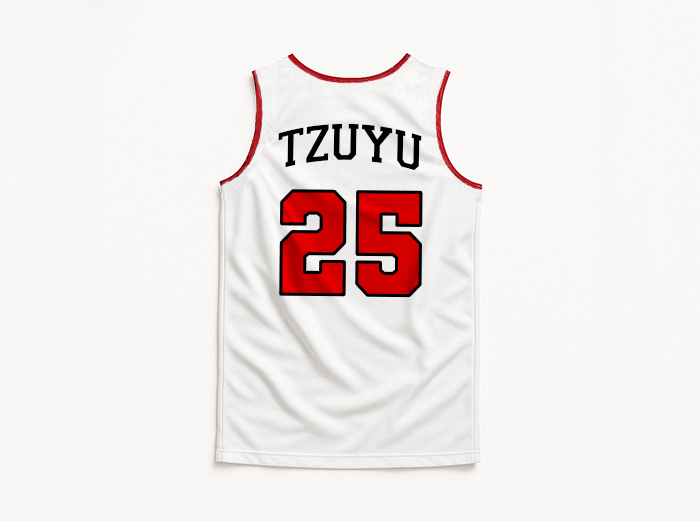 [TWICE] White Sleeveless Jersey (unisex)