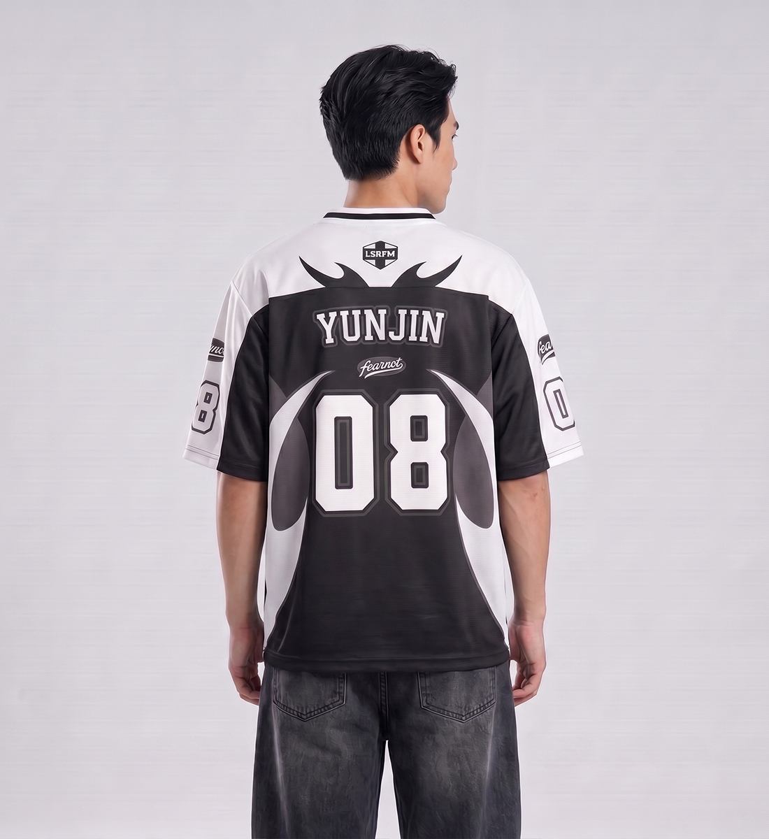 [LE SSERAFIM] Fearnot V-Neck Jersey (Unisex)