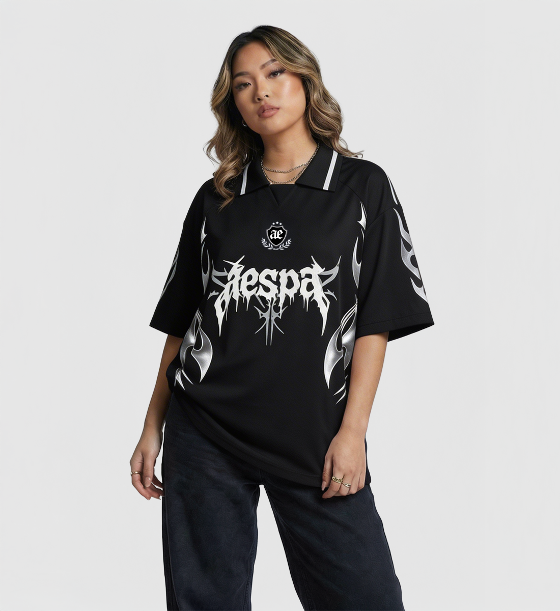 [AESPA] Chrome Polo Jersey (Unisex)