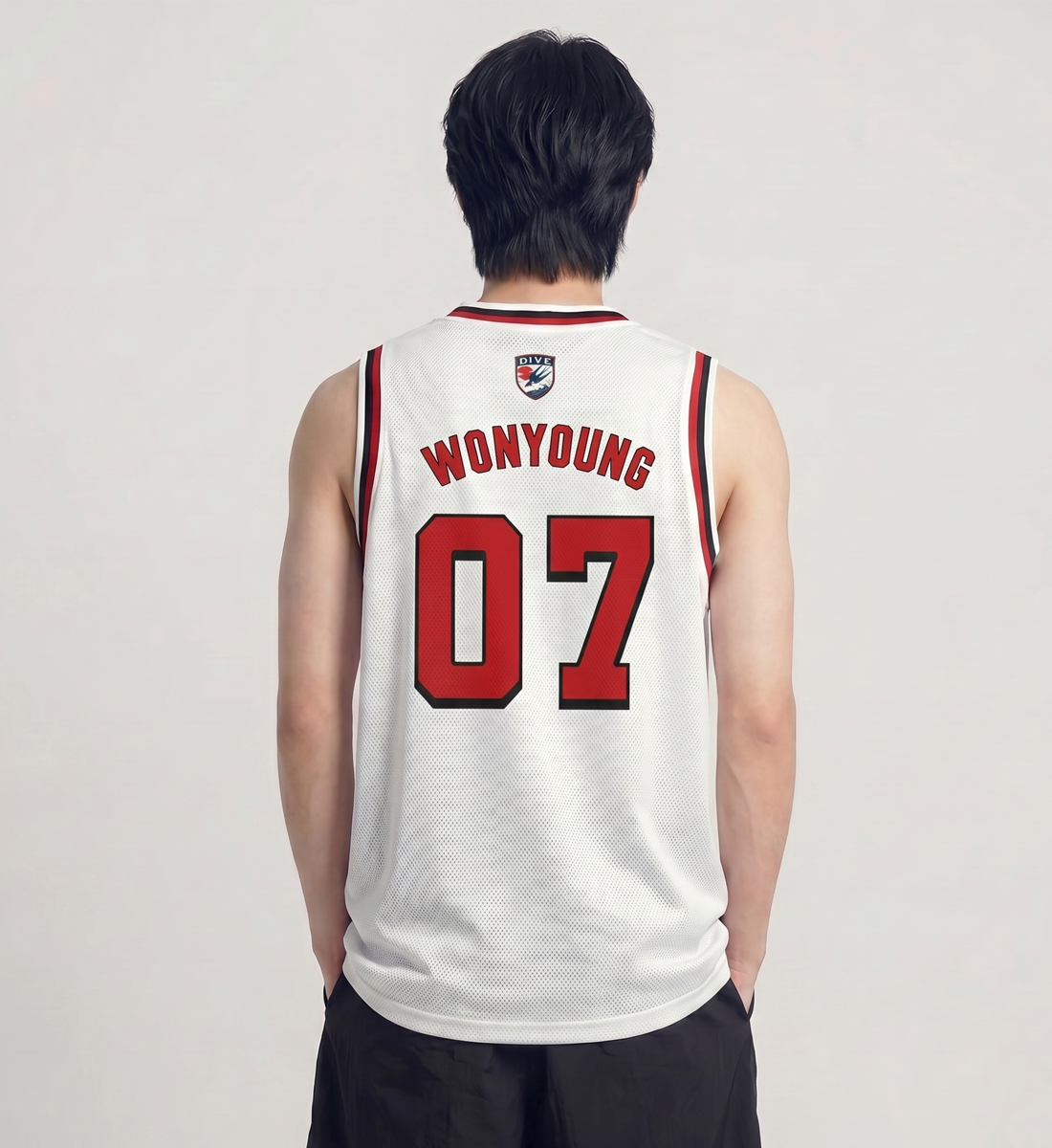 [IVE] Sleeveless Jersey (White Ver.)